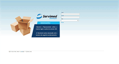 Desktop Screenshot of devolucao.servimed.com.br